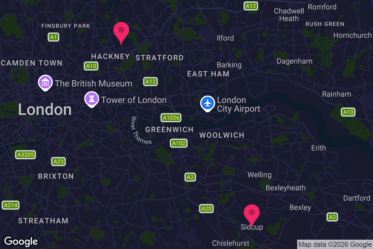 Map of Castle Cinema cinema locations across London