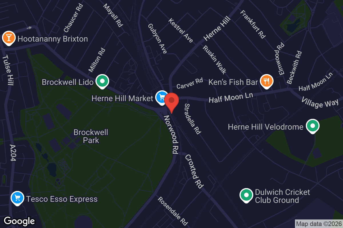 Map showing location of Bird House Brewery