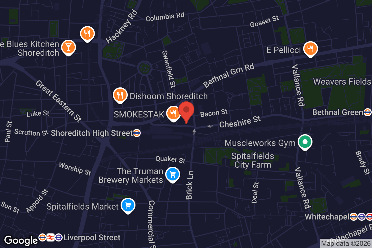 Map showing location of Close-Up Film Centre