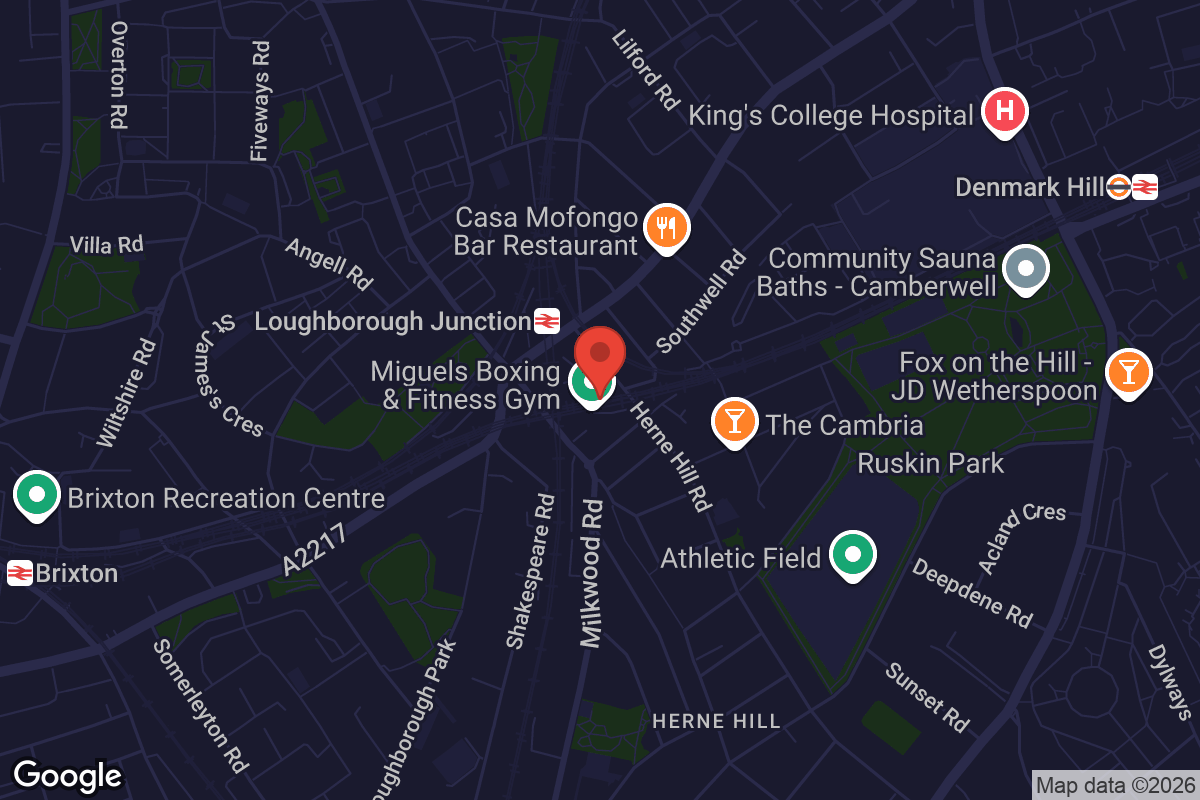 Map showing location of Coldharbour Blue