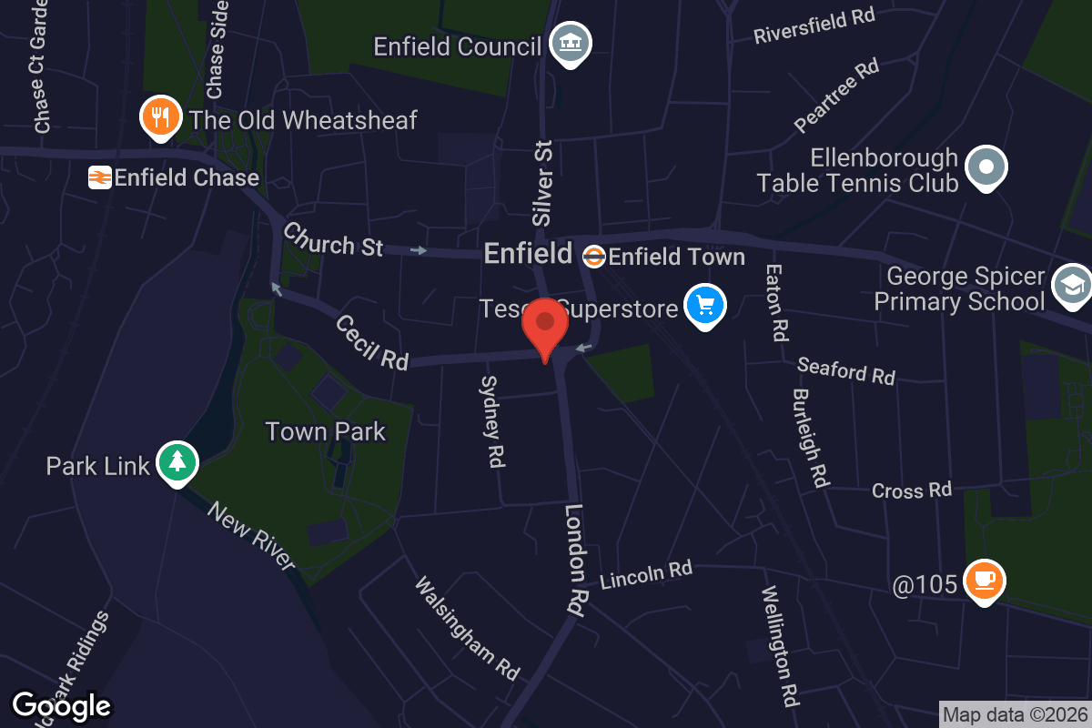 Map showing location of Dugdale Arts Centre