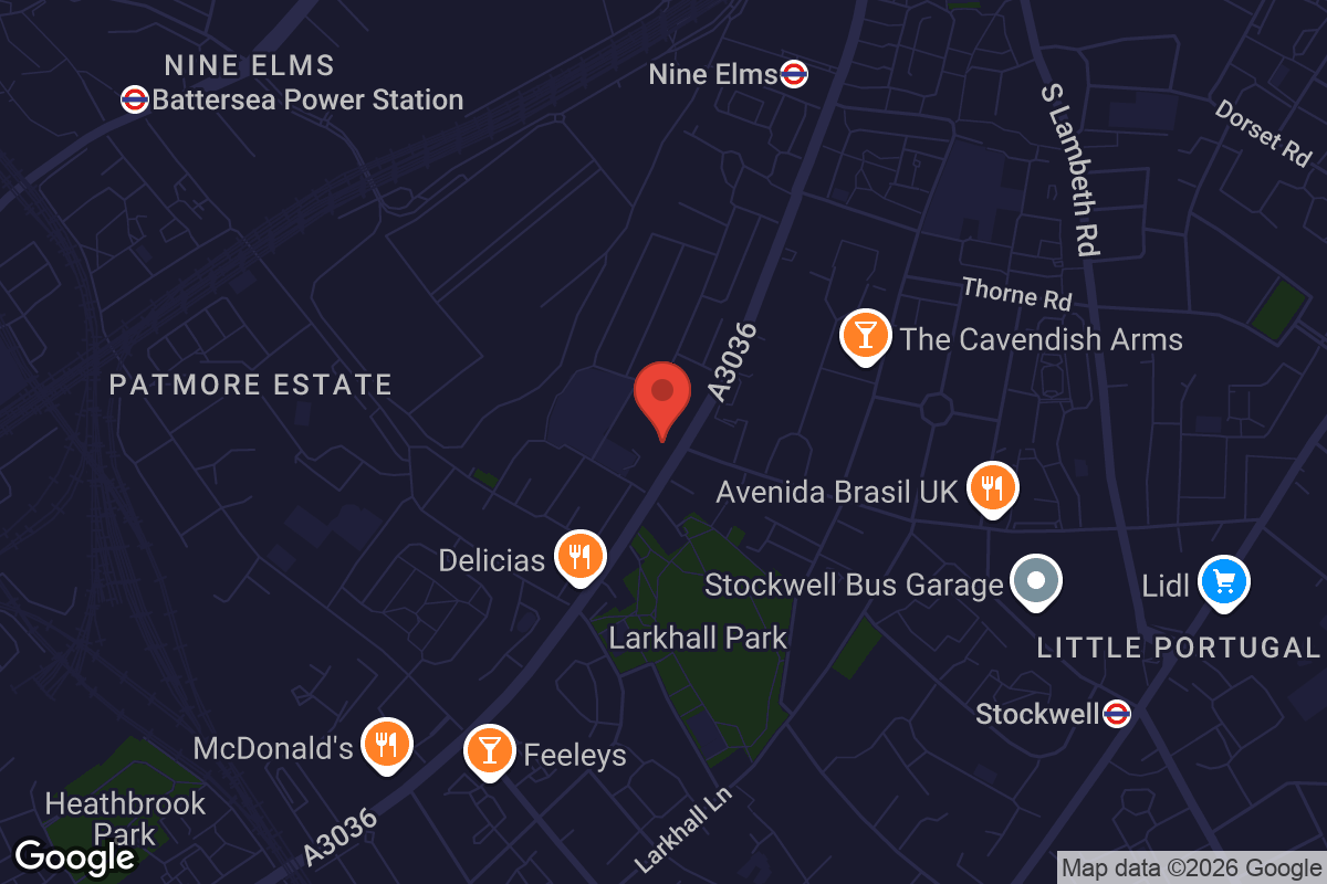 Map showing location of EbonyLife Place London