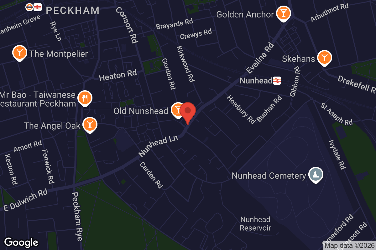 Map showing location of The Man of Kent