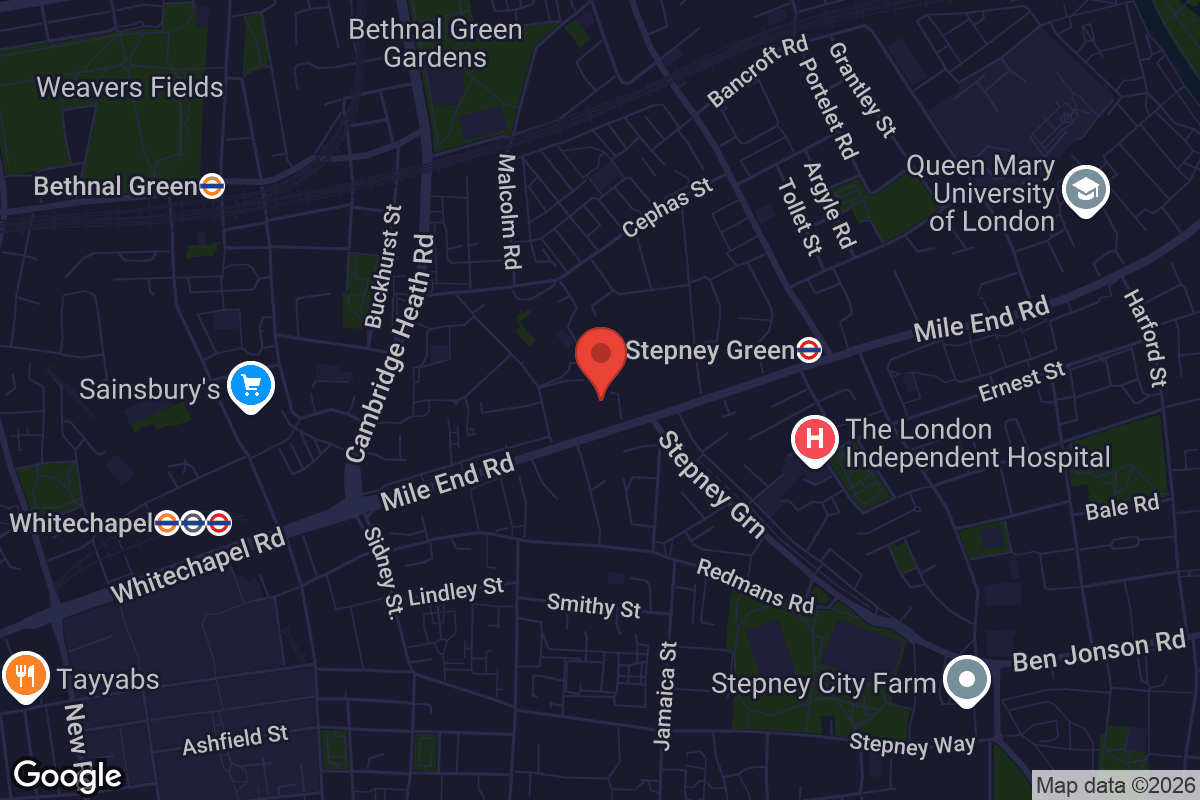 Map showing location of Genesis Cinema