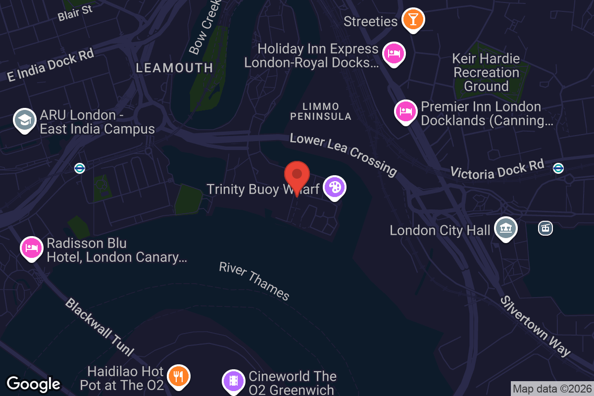 Map showing location of Orchard Dry Dock