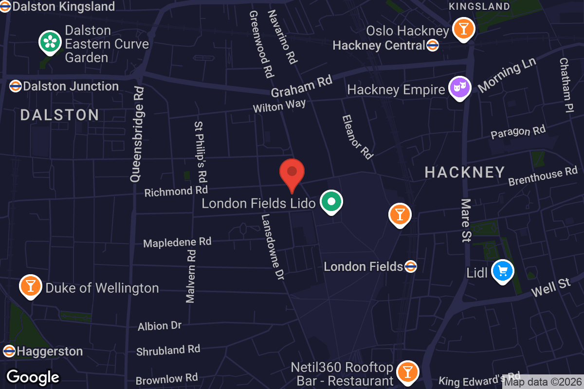 Map showing location of Morland Community Hall
