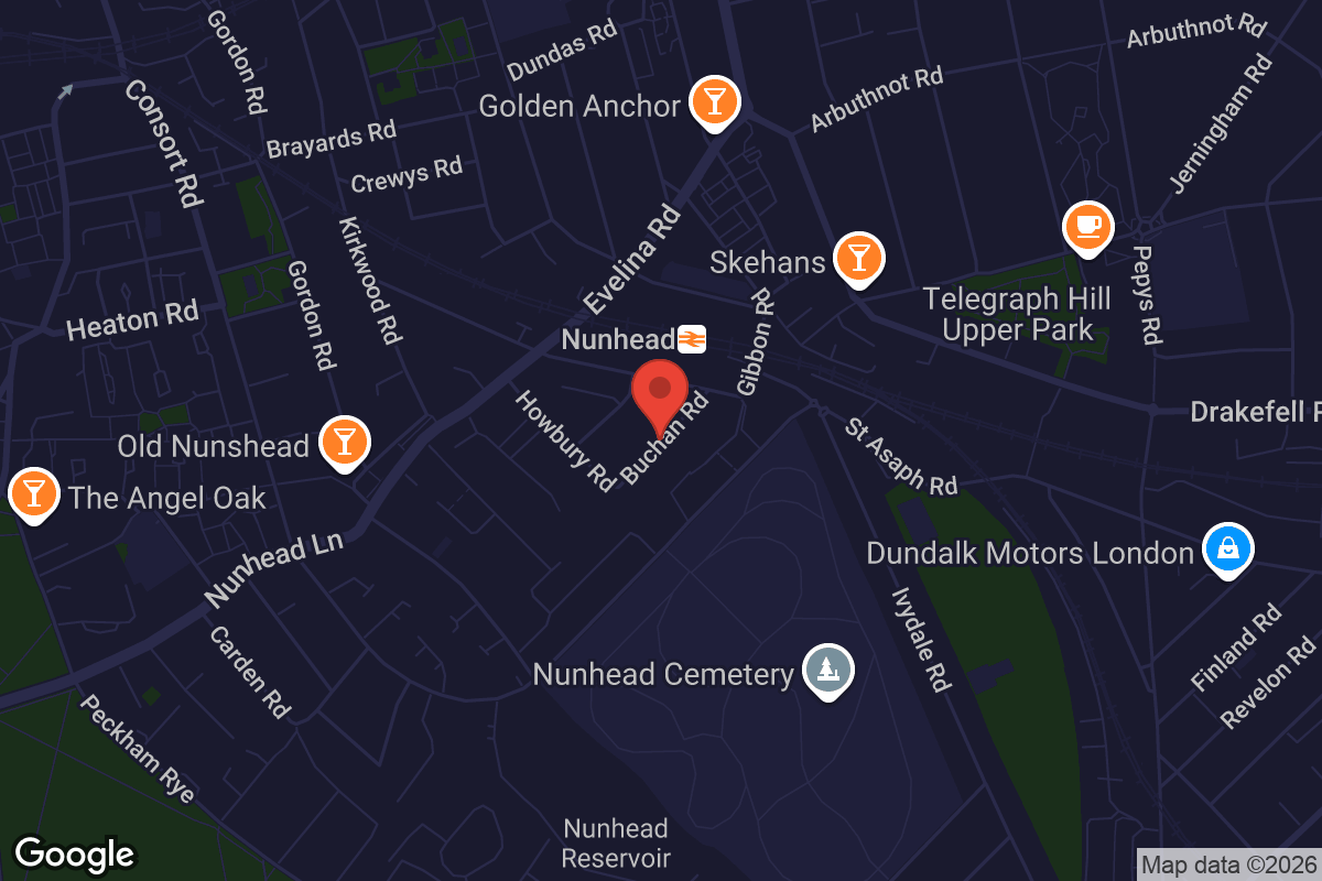 Map showing location of Buchan Tenants and Residents Hall