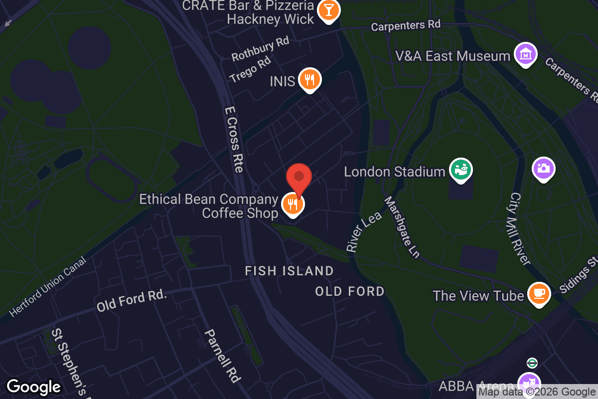 Map showing location of Rhizomatic!