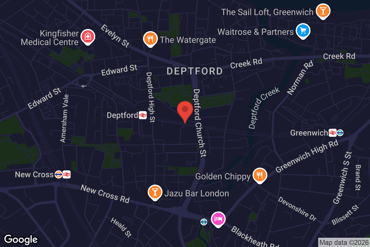 Map showing location of Little Nan's 2.0