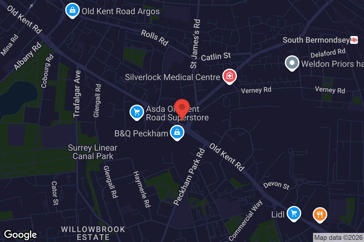 Map showing location of LEX2 Livesey Exchange