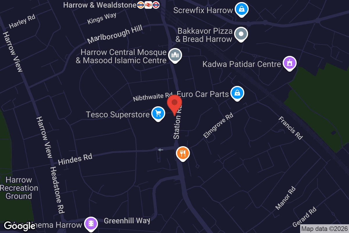 Map showing location of Metro Cinema