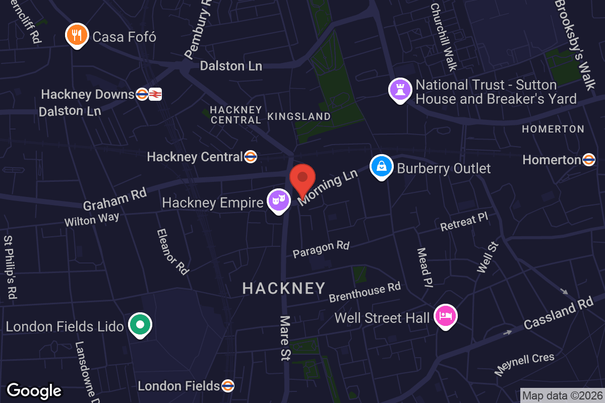 Map showing location of MOTH Club