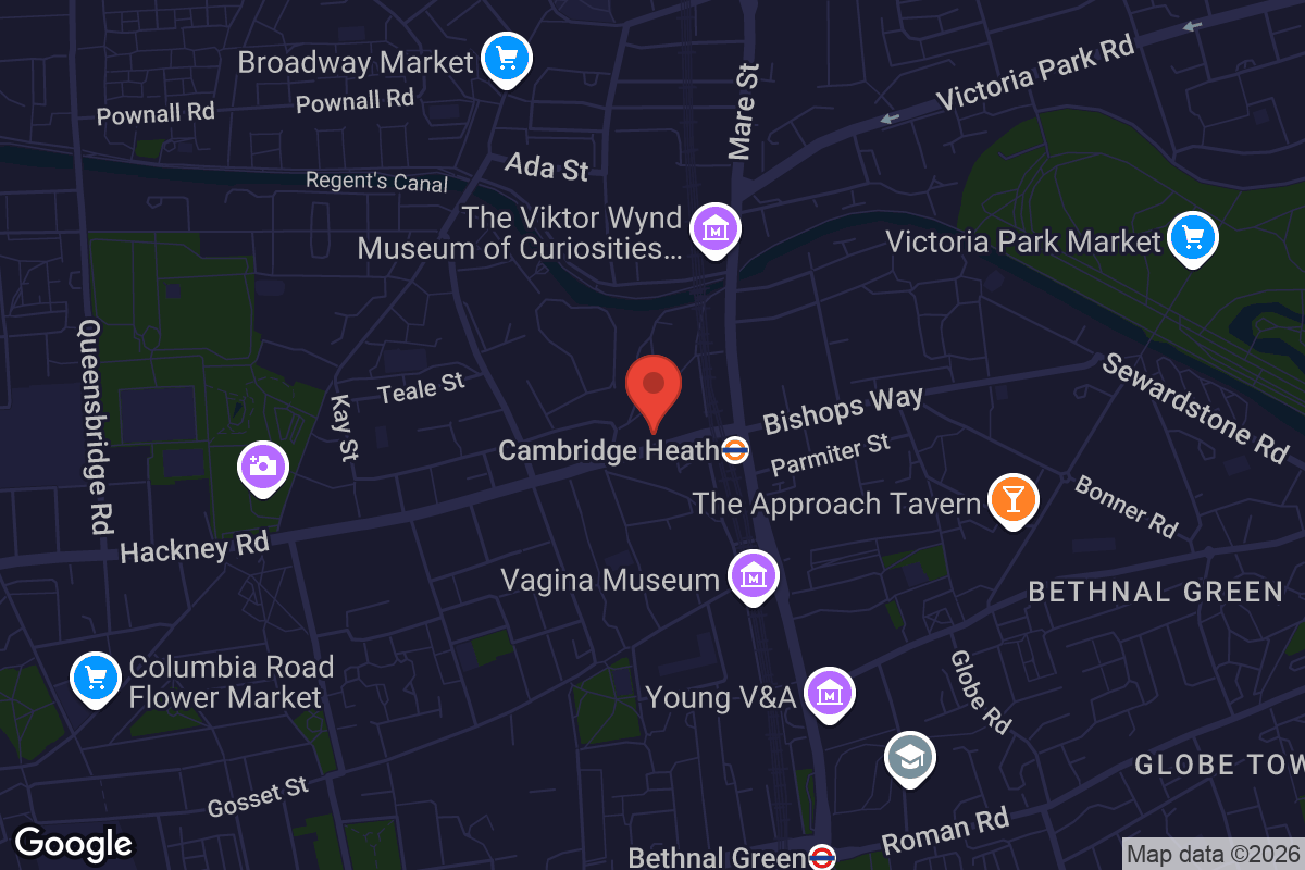 Map showing location of The Natural Philosopher