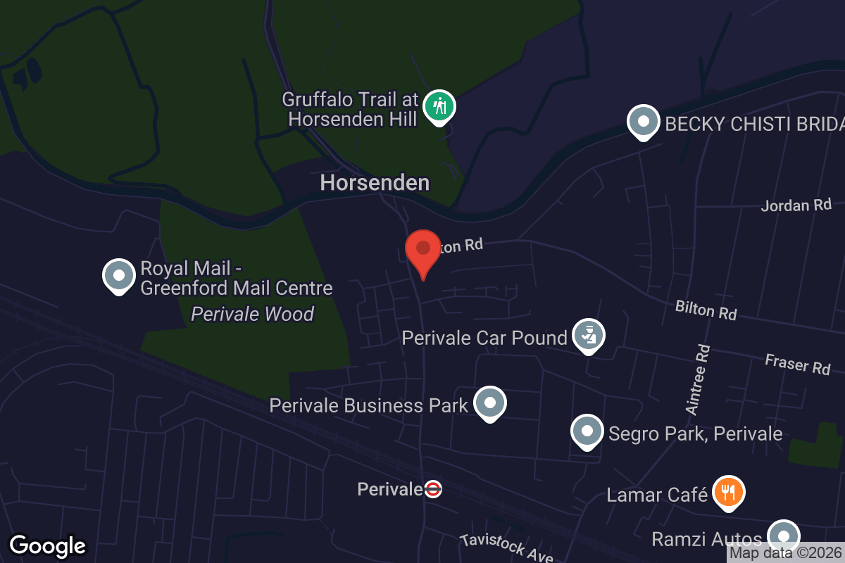 Map showing location of Perivale Community Hive