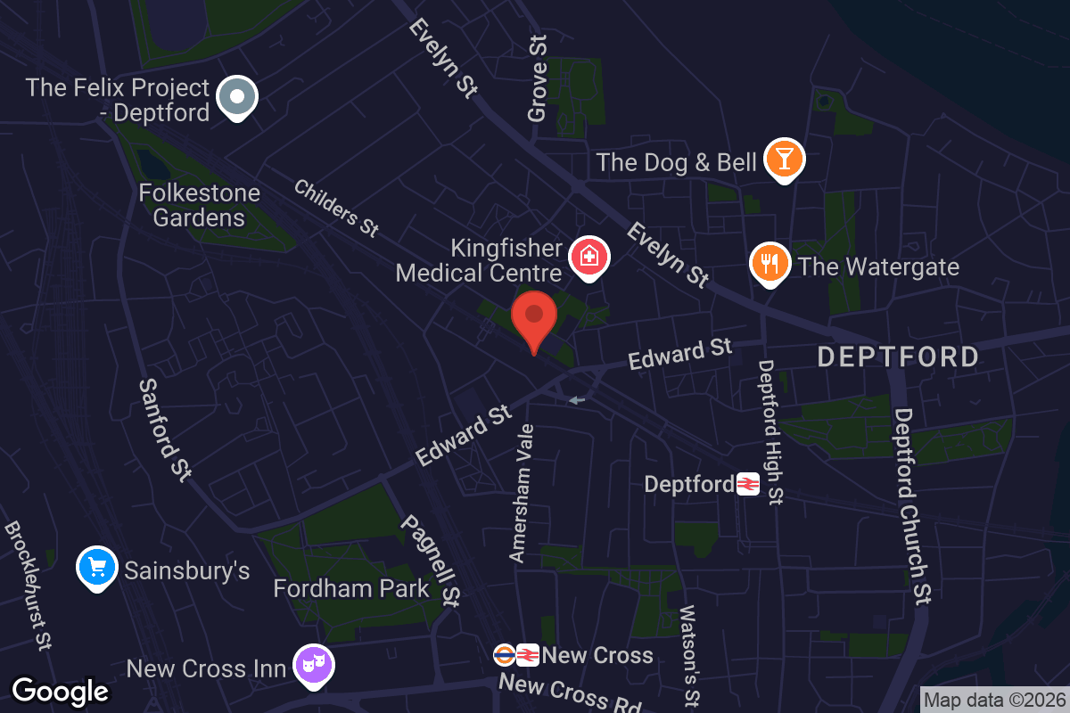 Map showing location of Piehouse Co-Op