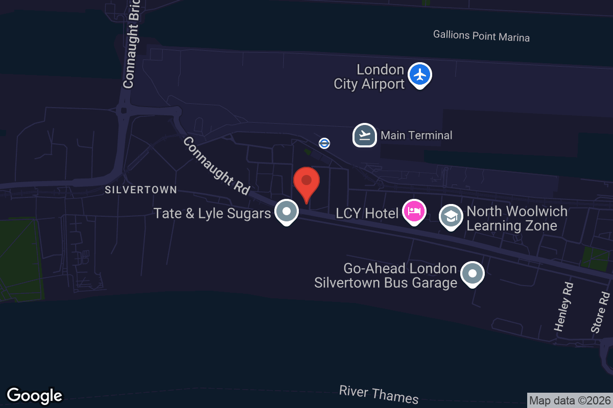 Map showing location of The Tate Institute