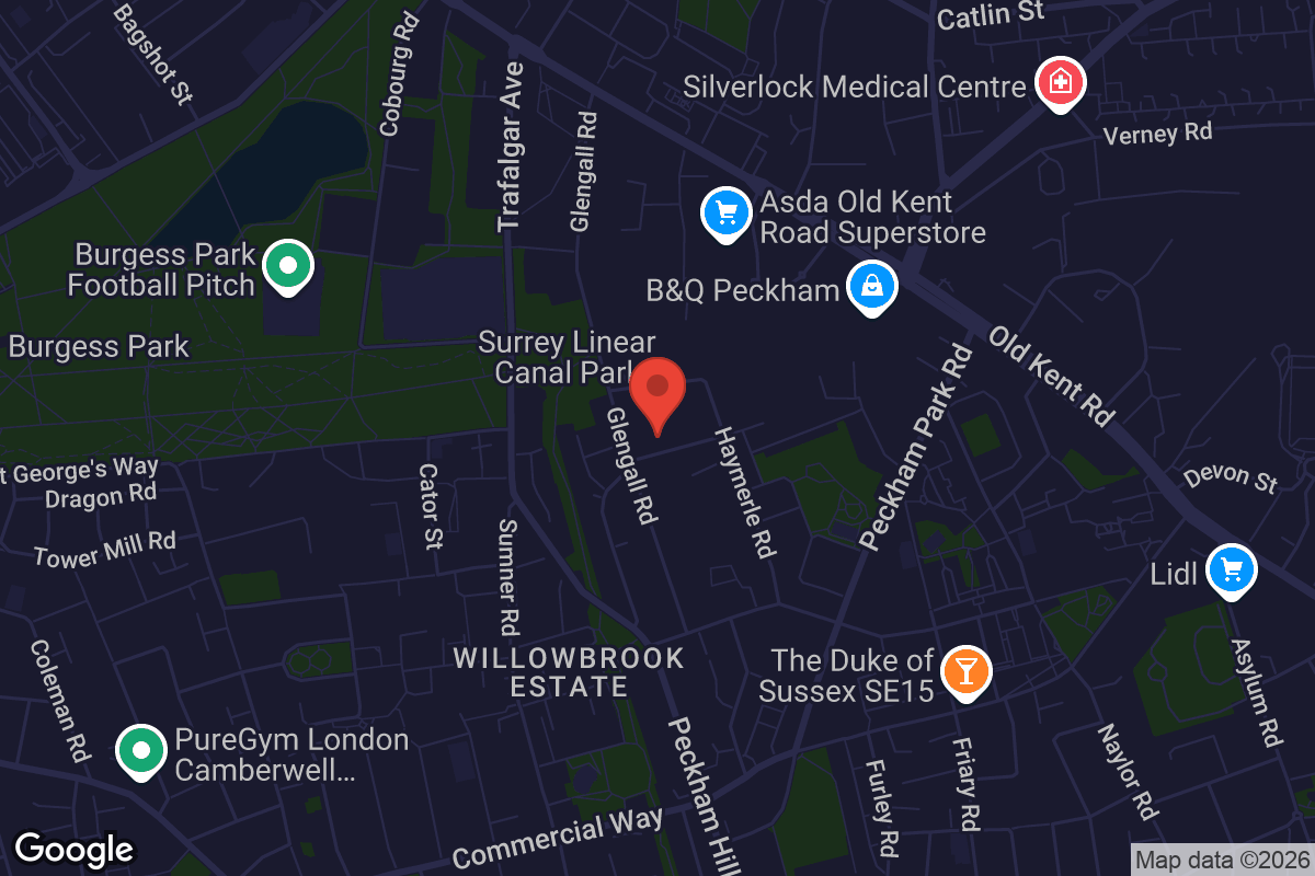 Map showing location of Shai Space