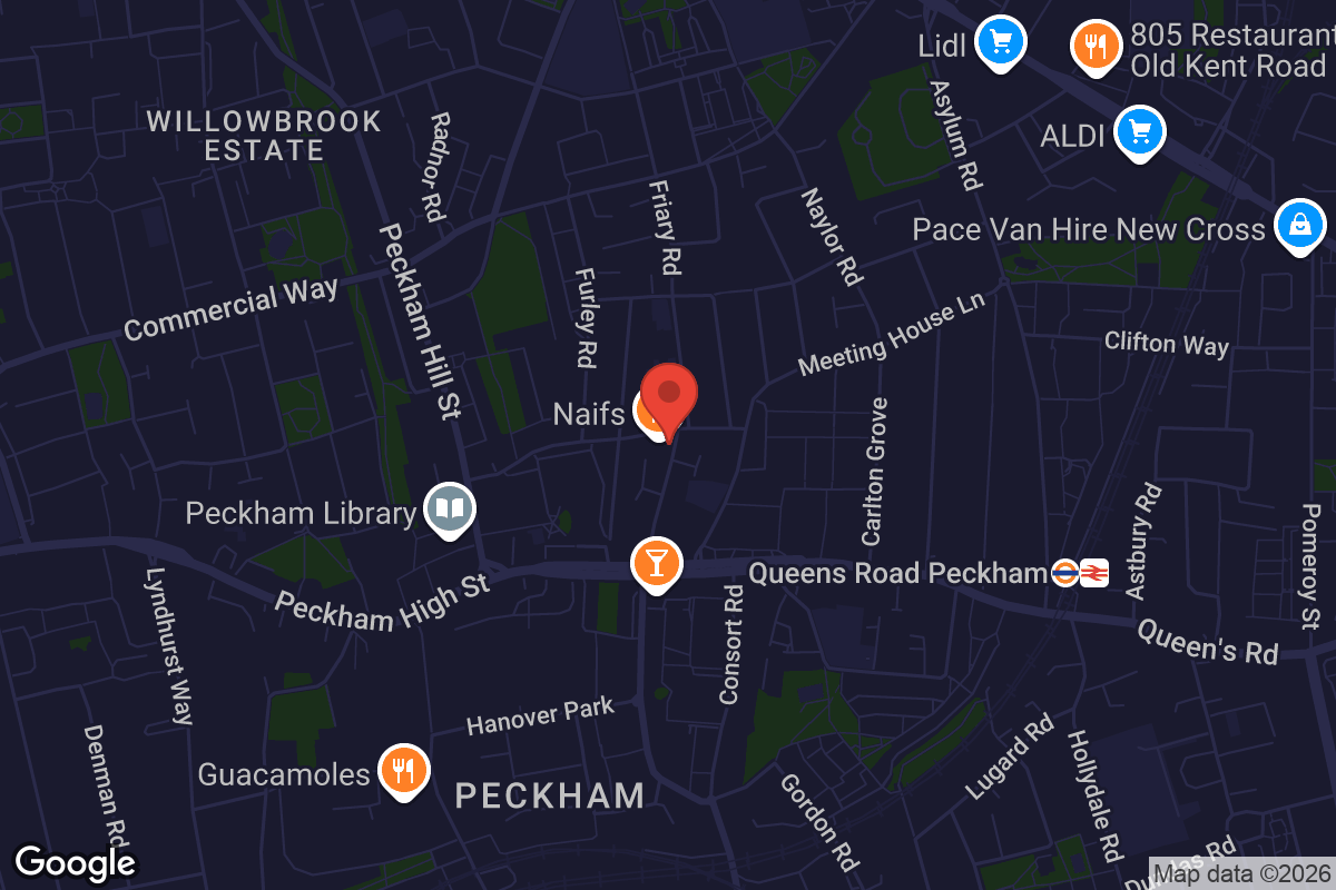 Map showing location of Staffordshire St