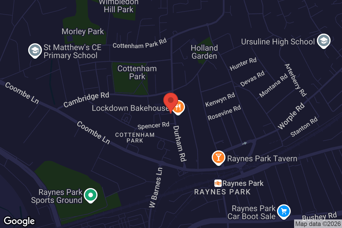 Map showing location of St Matthew's Church