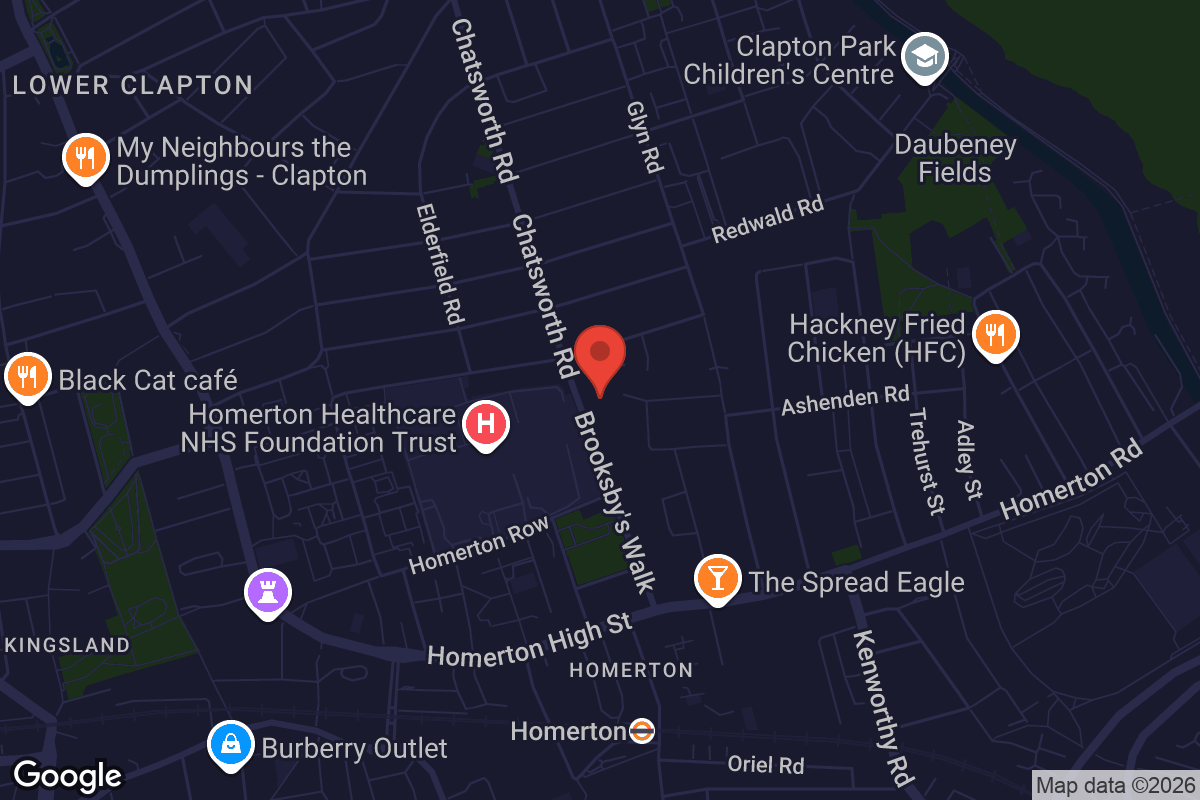 Map showing location of The Castle Cinema