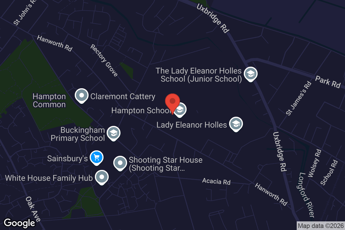 Map showing location of The Hammond Theatre