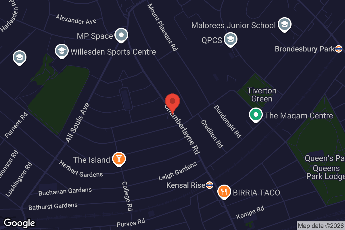 Map showing location of The Lexi Cinema