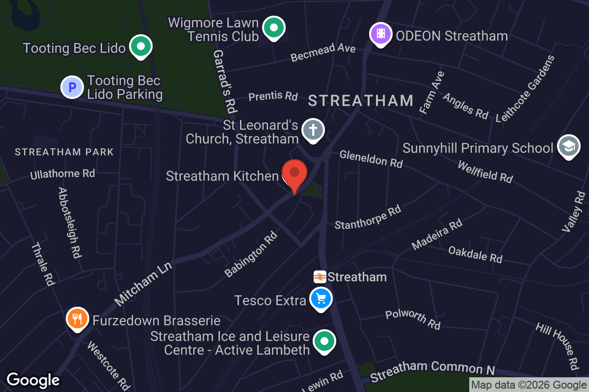 Map showing location of The Manor Arms