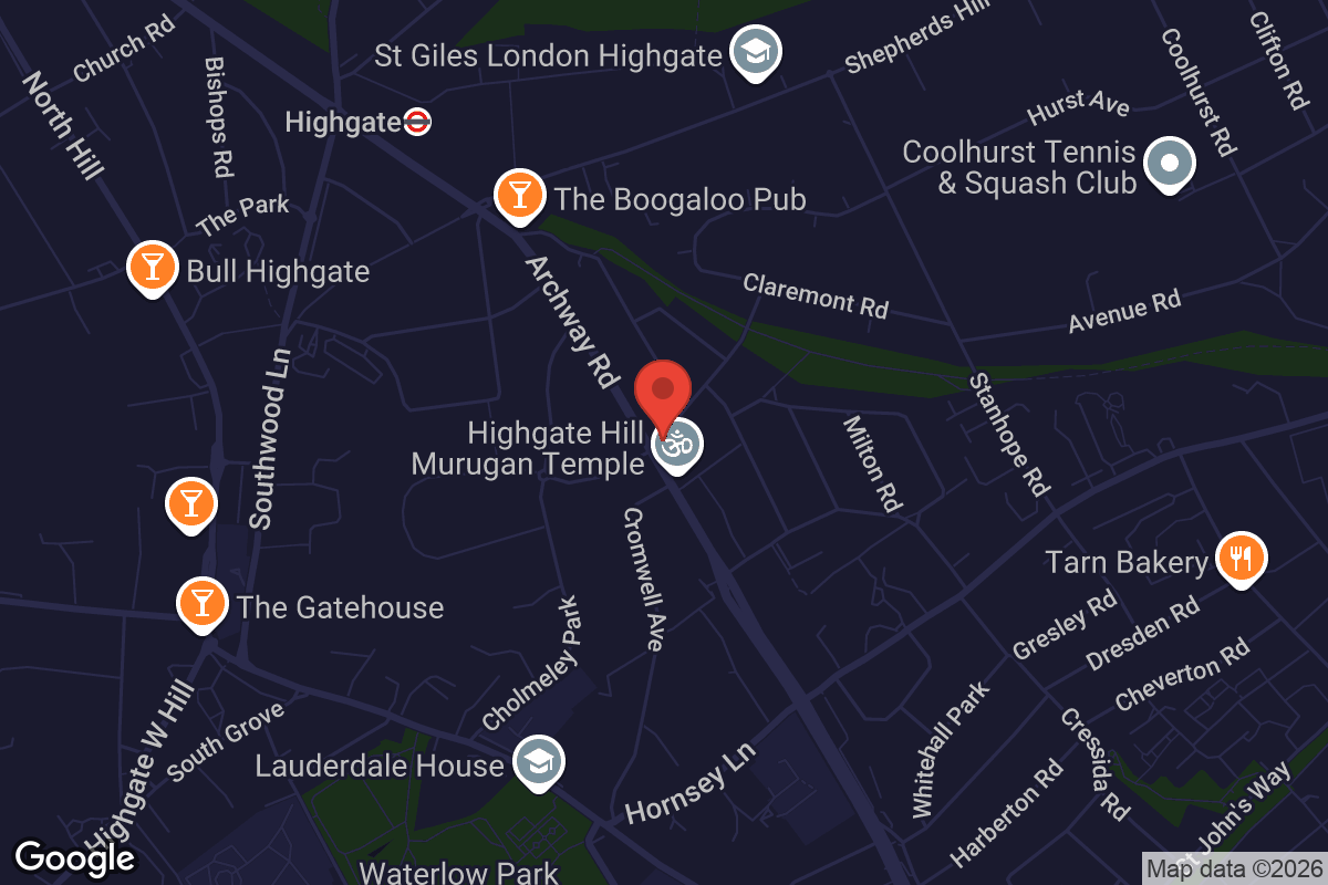 Map showing location of The Winchester