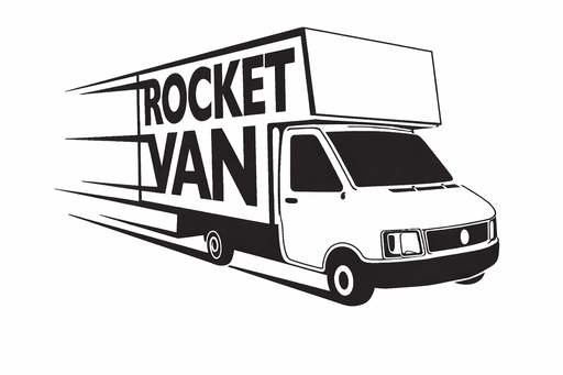 The Rocketvan Coffee Shop and The Box Shop Bar logo